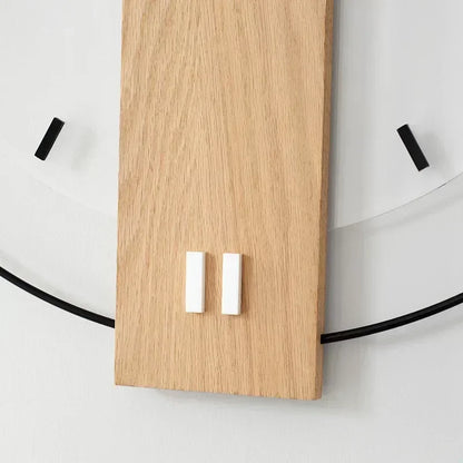 Minimalist Wooden Silent Wall Clock
