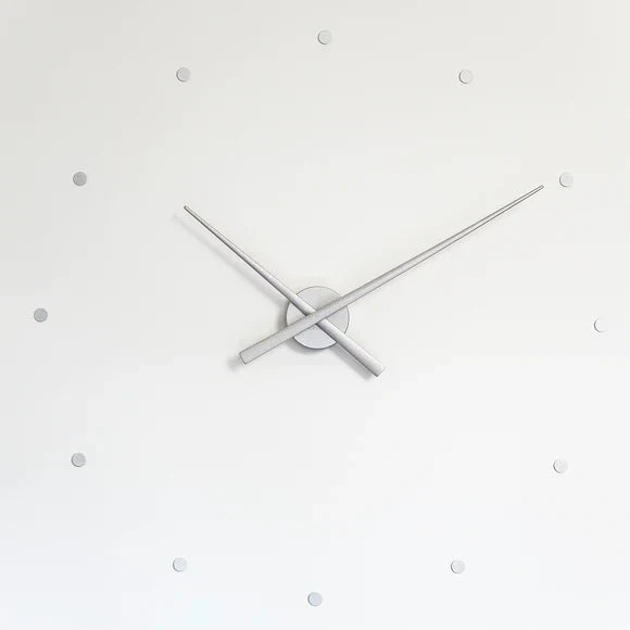 Modern Wall Clock - Black Quartz Metal & Plastic Decorative Clock