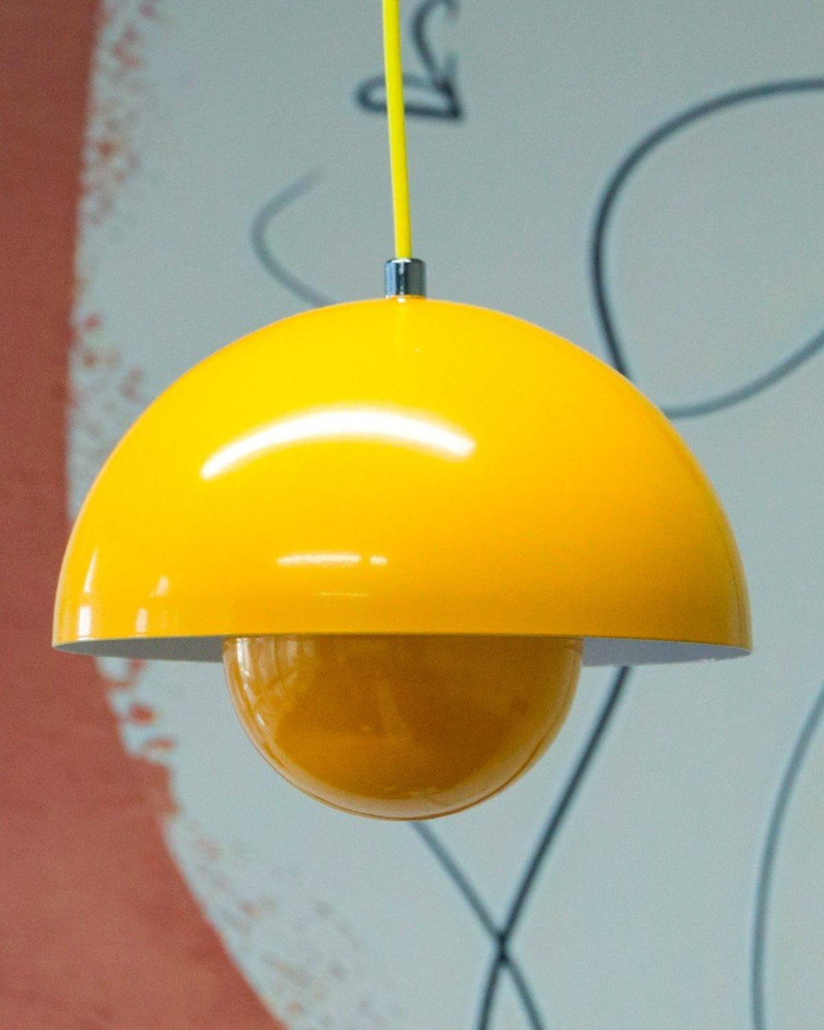 Modern Hanging Ceiling Light with Adjustable Cable and 3000K Warm White Light