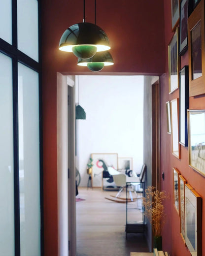 Modern Hanging Ceiling Light with Adjustable Cable and 3000K Warm White Light