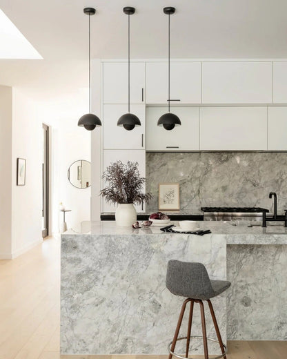 Modern Hanging Ceiling Light with Adjustable Cable and 3000K Warm White Light
