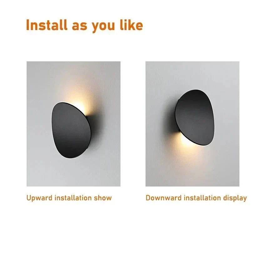 Modern LED Wall Lamp with Minimalist Metal Design