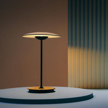 Modern Metal Table Lamp with Integrated LED Lighting