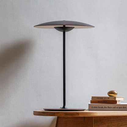 Modern Metal Table Lamp with Integrated LED Lighting
