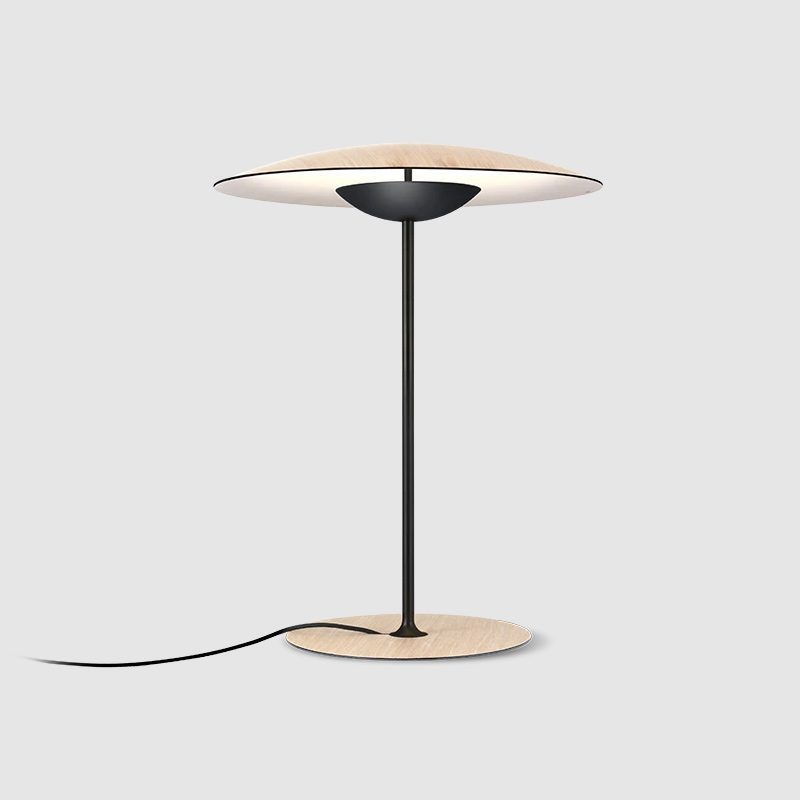 Modern Metal Table Lamp with Integrated LED Lighting