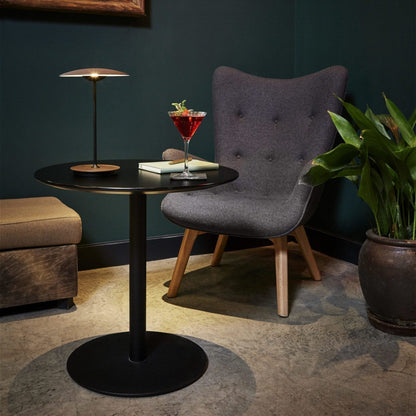 Modern Metal Table Lamp with Integrated LED Lighting