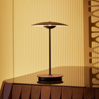 Modern Metal Table Lamp with Integrated LED Lighting