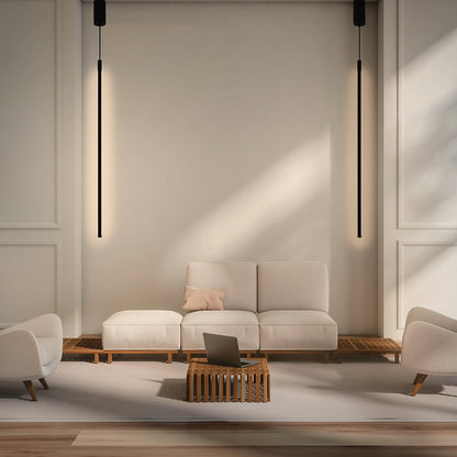 Modern Minimalist LED Pendant Light with Aluminium Frame