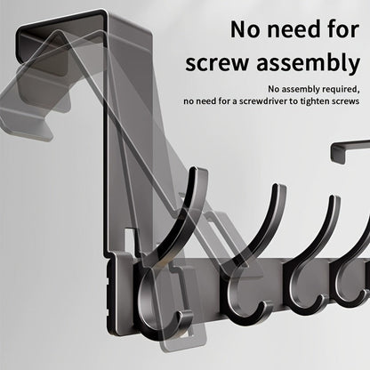 Modern Over-the-Door Hook for Clothes, Towels and Hats