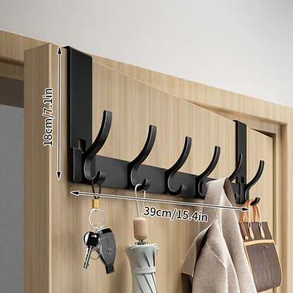 Modern Over-the-Door Hook for Clothes, Towels and Hats