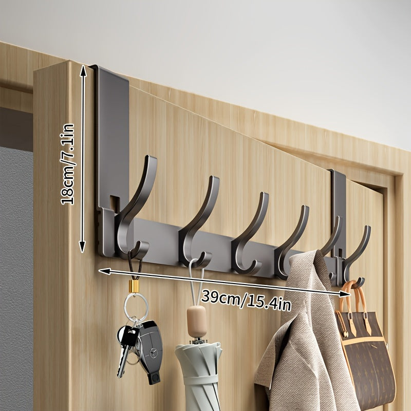 Modern Over-the-Door Hook for Clothes, Towels and Hats