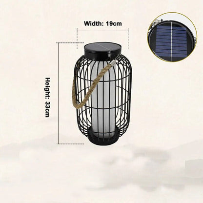Modern Solar LED Outdoor Lamp with IP44 Protection and Lithium Battery