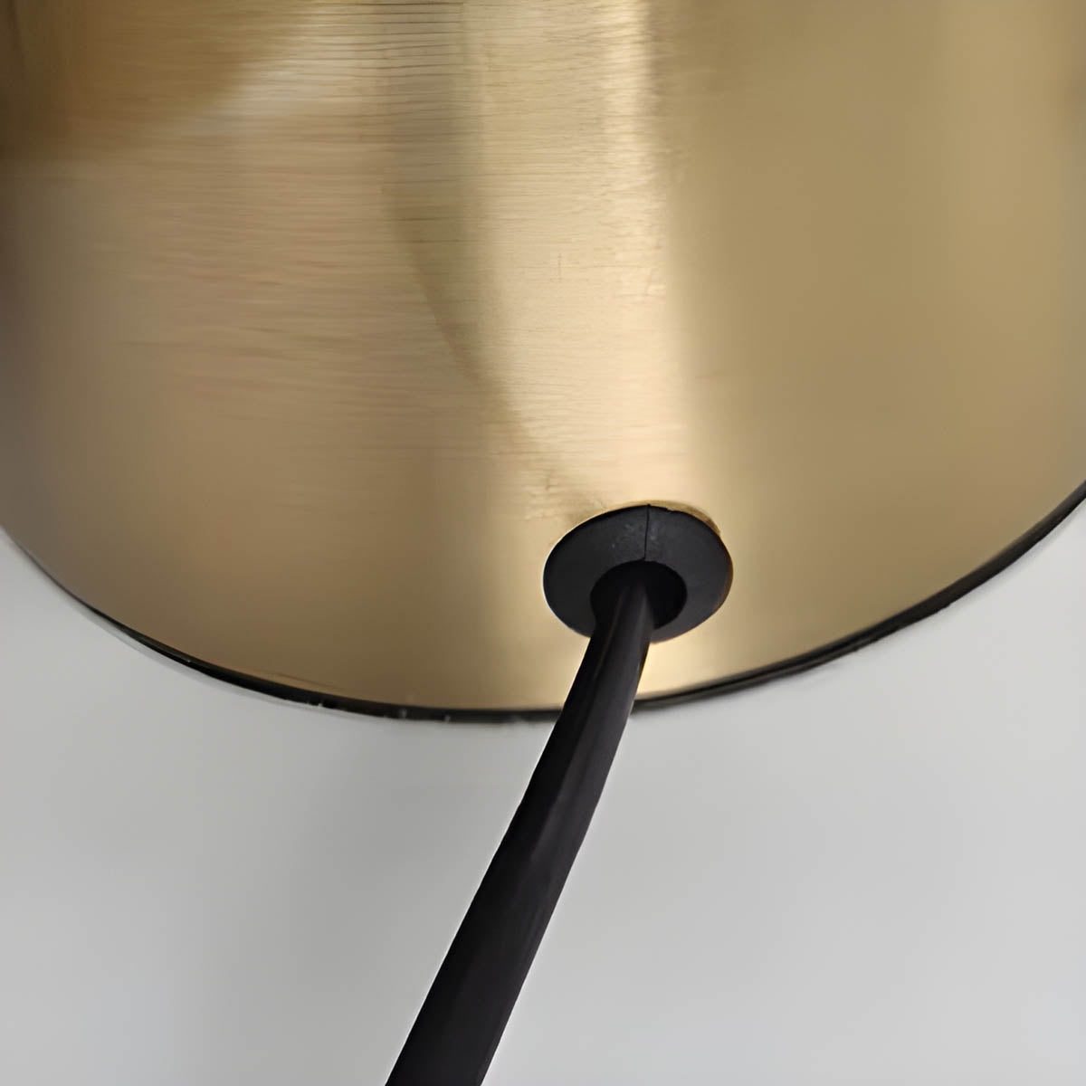 Modern Table Lamp with Glass Accents and Cone-Shaped Design