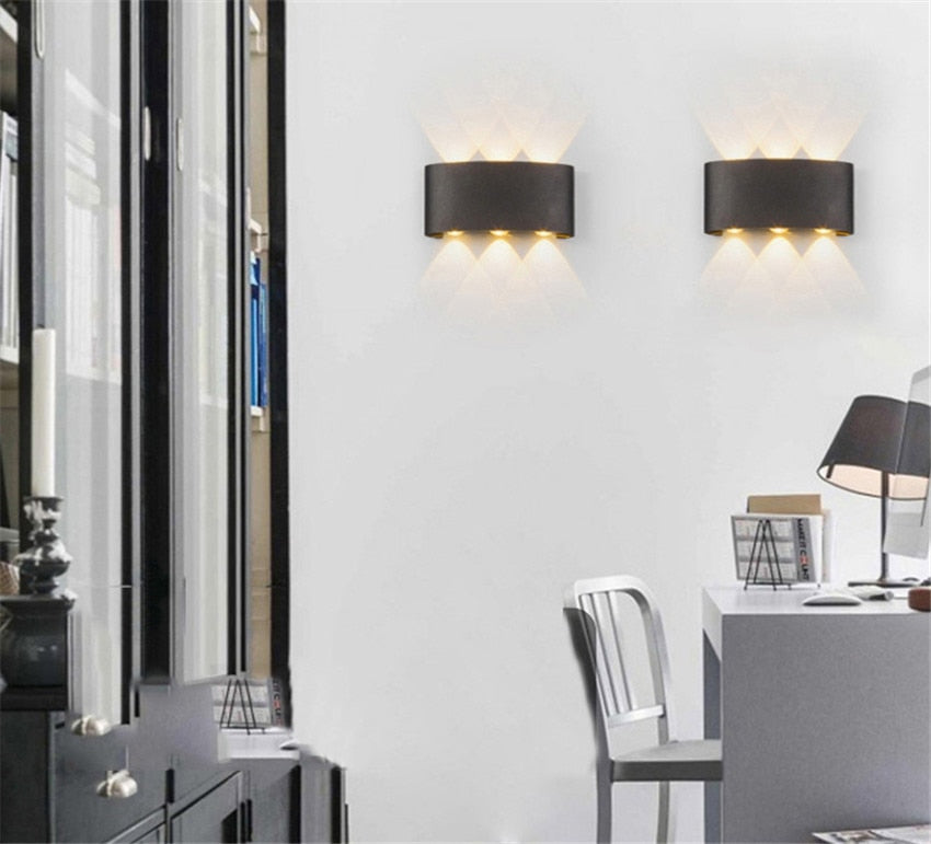 Modern Waterproof LED Wall Lamp - Indoor & Outdoor Lighting