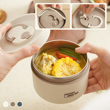 Multi Layer Insulated Stainless Steel Lunchbox with Carry Bag