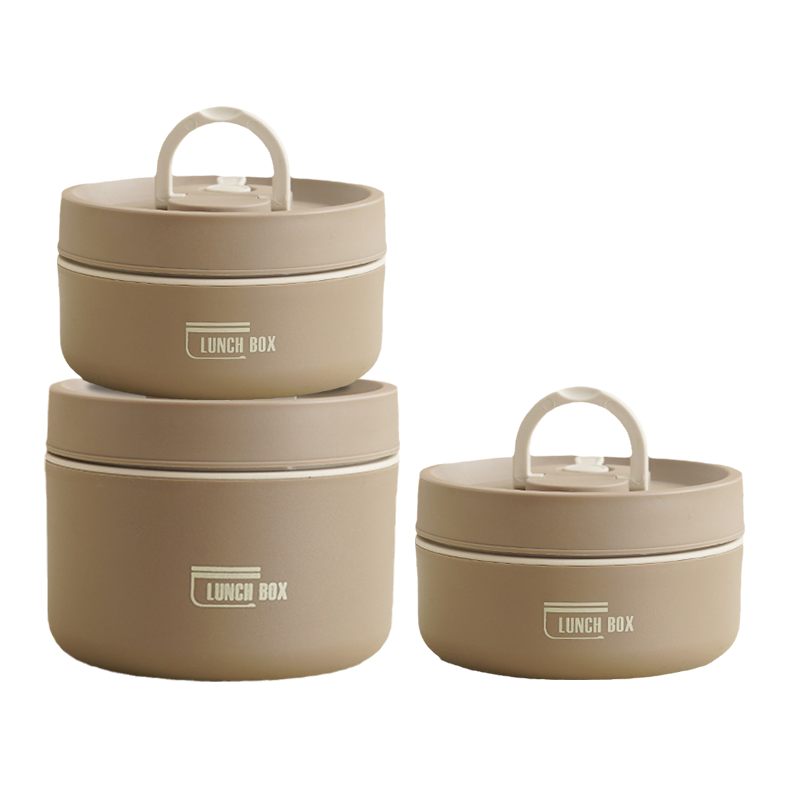 Multi Layer Insulated Stainless Steel Lunchbox with Carry Bag