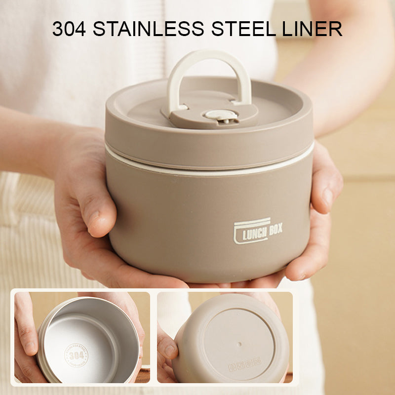Multi Layer Insulated Stainless Steel Lunchbox with Carry Bag