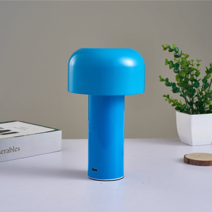 Mushroom Table Lamp – Dimmable Rechargeable LED Light with Touch Control