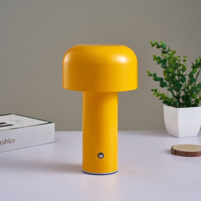 Mushroom Table Lamp – Dimmable Rechargeable LED Light with Touch Control