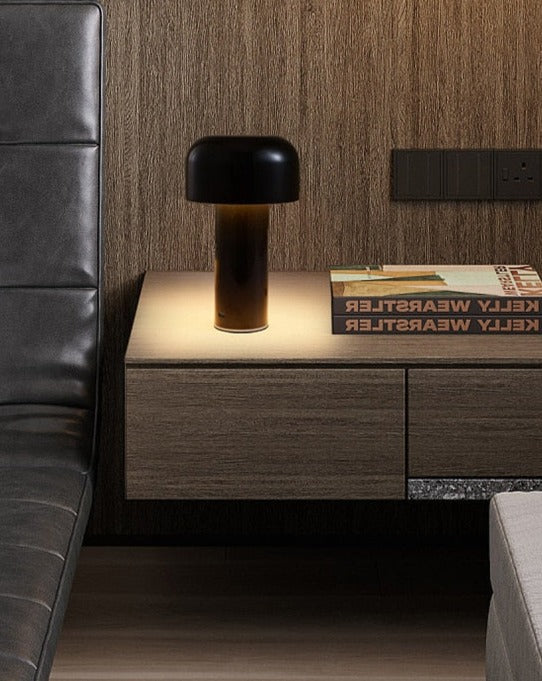 Mushroom Table Lamp – Dimmable Rechargeable LED Light with Touch Control