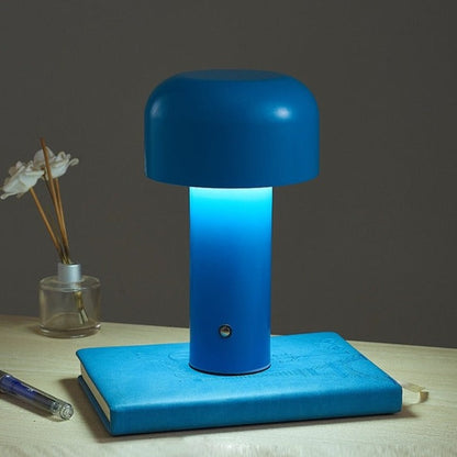 Mushroom Table Lamp – Dimmable Rechargeable LED Light with Touch Control