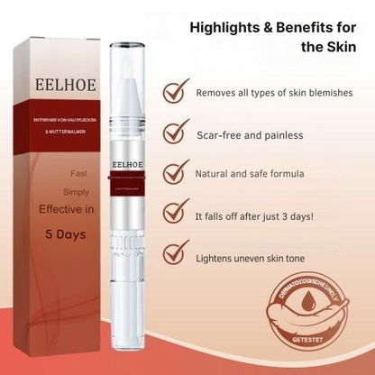 Plant-Based Wart and Skin Spot Remover Pen with Precision Applicator
