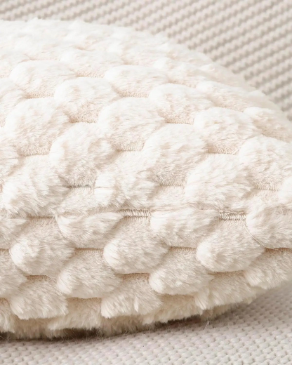 Plush Decorative Cushion with Rich 3D Texture