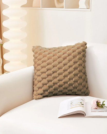 Plush Decorative Cushion with Rich 3D Texture