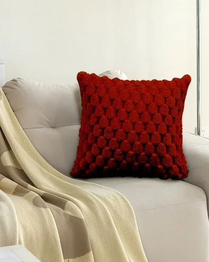Plush Decorative Cushion with Rich 3D Texture