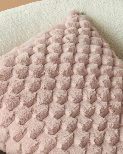Plush Decorative Cushion with Rich 3D Texture