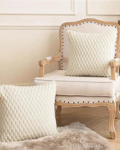 Plush Decorative Cushion with Rich 3D Texture