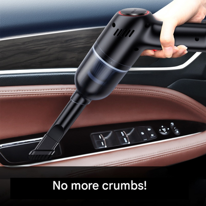 Portable Car Vacuum Cleaner with Powerful Suction and Cordless Design