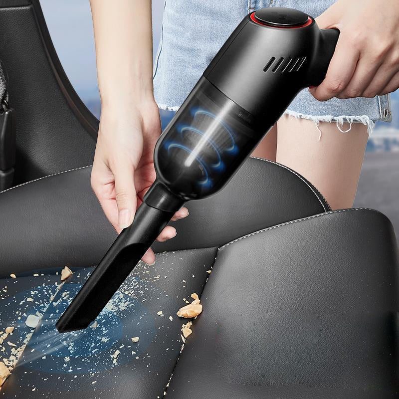 Portable Car Vacuum Cleaner with Powerful Suction and Cordless Design