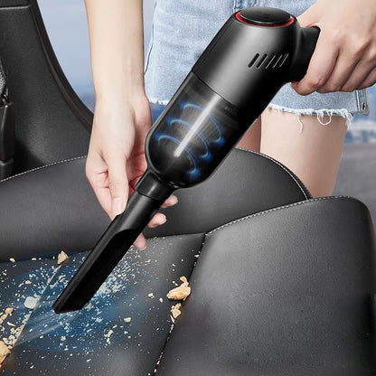 Portable Car Vacuum Cleaner with Powerful Suction and Cordless Design