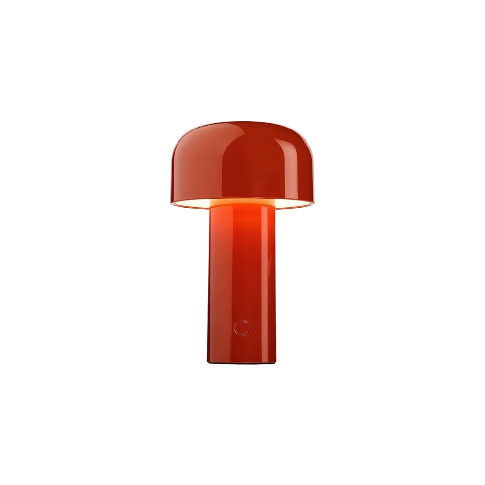 Portable Mushroom Table Lamp with Rechargeable Wireless Design