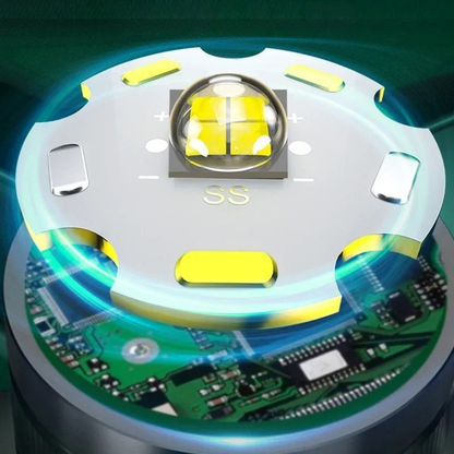 Rechargeable LED Headlamp with XHP90.2 High-Power Light