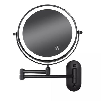 Rechargeable LED Make-Up Mirror with Adjustable Magnification
