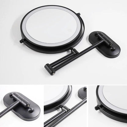 Rechargeable LED Make-Up Mirror with Adjustable Magnification