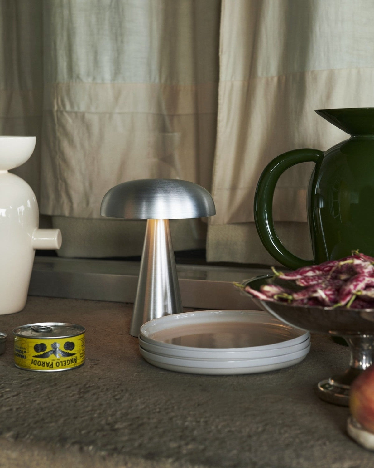 Rechargeable Table Lamp with 1800mAh Battery, USB-C Charging and 3 Light Modes