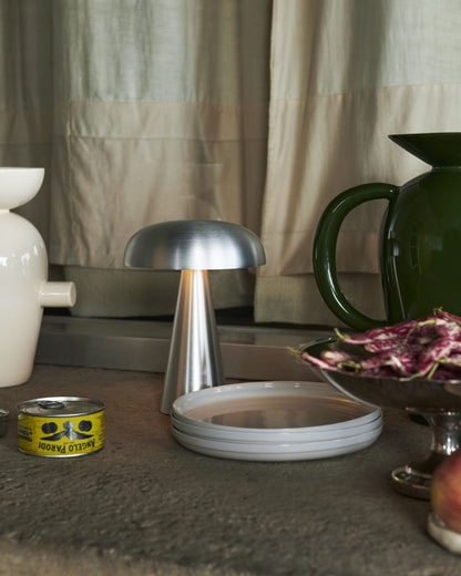 Rechargeable Table Lamp with 1800mAh Battery, USB-C Charging and 3 Light Modes
