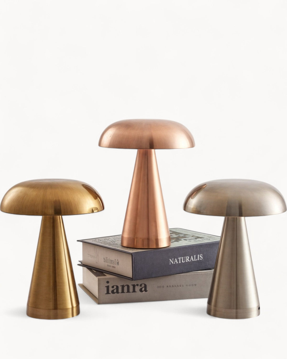 Rechargeable Table Lamp with 1800mAh Battery, USB-C Charging and 3 Light Modes