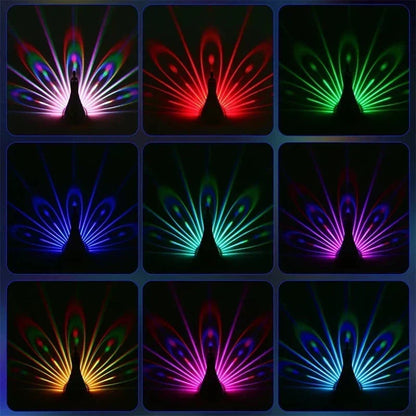 Rechargeable Wall Lamp with Multicolour Light Projection