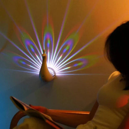 Rechargeable Wall Lamp with Multicolour Light Projection