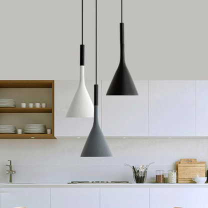 Scandinavian Cone Pendant Light with Minimalist Design