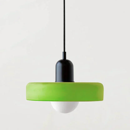 Scandinavian Glass Pendant Ceiling Lamp with Adjustable Suspension