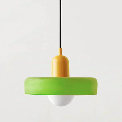 Scandinavian Glass Pendant Ceiling Lamp with Adjustable Suspension