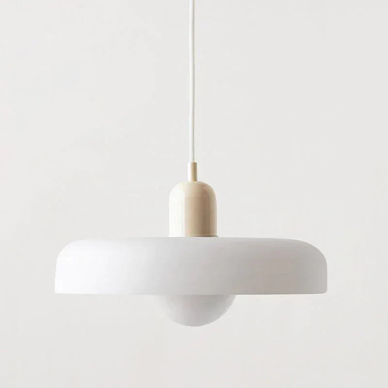 Scandinavian Glass Pendant Ceiling Lamp with Adjustable Suspension