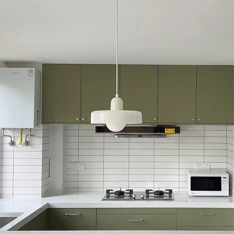 Scandinavian Glass Pendant Ceiling Lamp with Adjustable Suspension