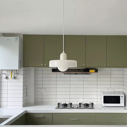 Scandinavian Glass Pendant Ceiling Lamp with Adjustable Suspension