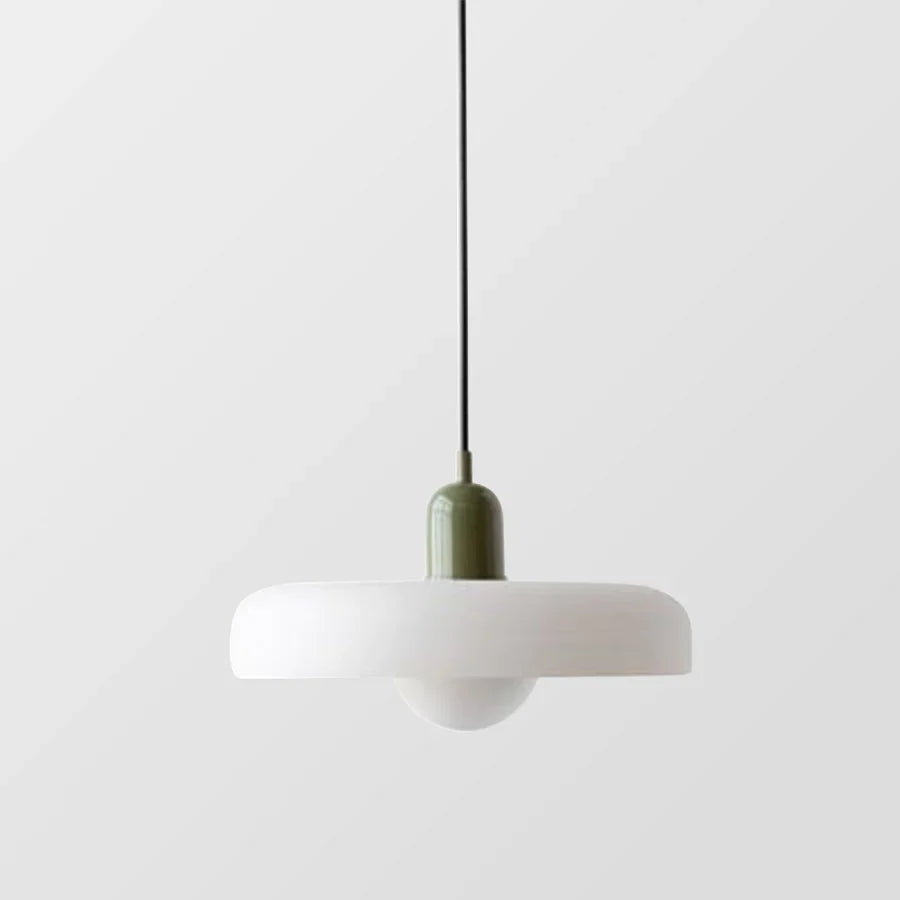 Scandinavian Glass Pendant Ceiling Lamp with Adjustable Suspension